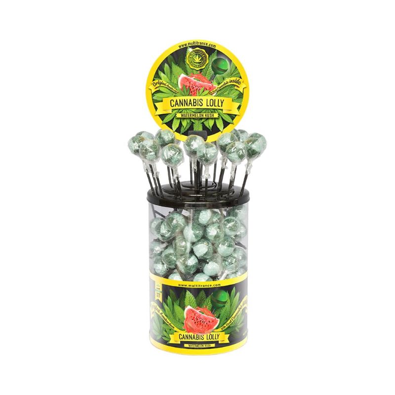 Cannabis Lollipops Watermelon Kush - 100pcs