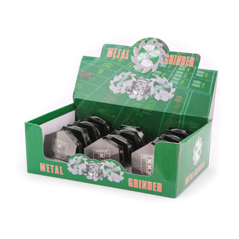 MG17 Round Metal Herb Grinder