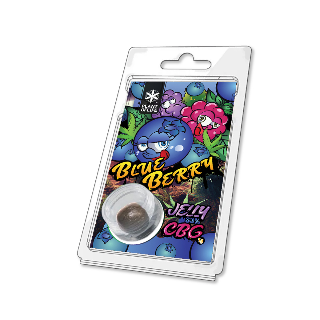 Plant of Life Jelly 33% CBG Blueberry 1g