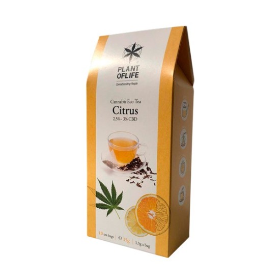 PLANT OF LIFE INFUSION CBD TEA CITRUS