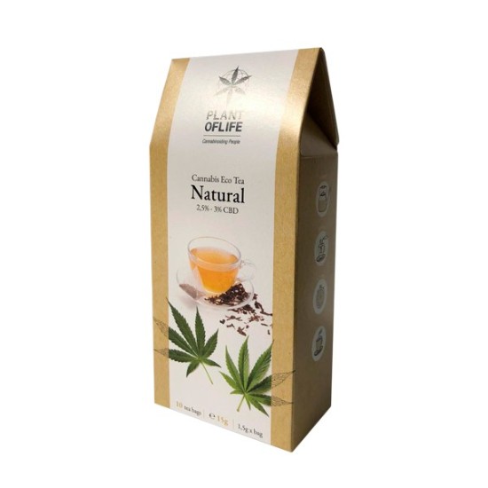 Plant of Life CBD Tea Natural Infusion (2.5-3% CBD)