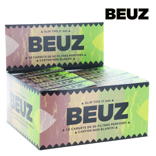 BEUZ Filter Slim Tips Brown x 50pcs