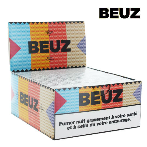 BEUZ King Size Slim Rolling Papers x 50pcs