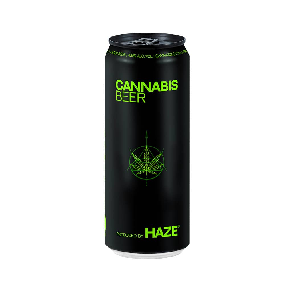 HaZe Cannabis Flavoured Beer - 500ml Can