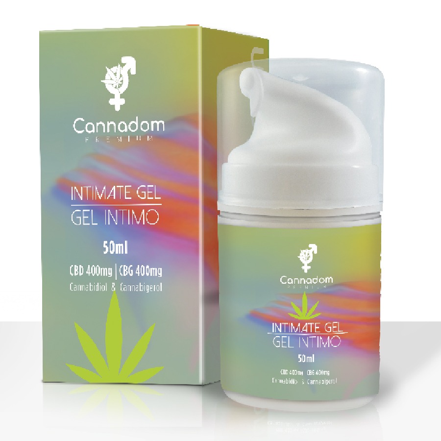 INTIMATE LUBRICANT GEL CBD AND CBG 50ML CANNADOM