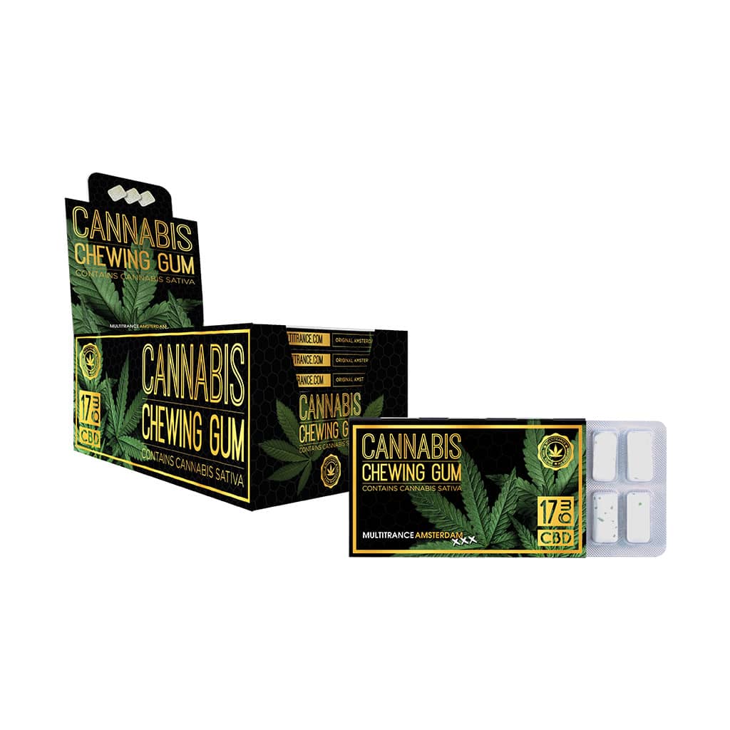 CBD Chewing gum x 24pcs - Eucalyptus Mint