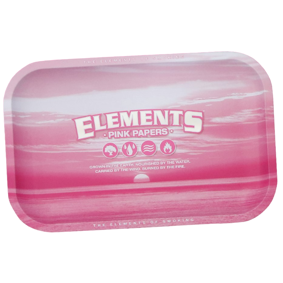 Elements Metal Rolling Tray Pink - Small 17.5cm x 27.5cm