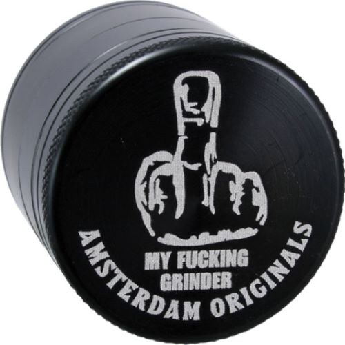 Amsterdam Originals 50mm 4-Part Aluminium Grinder - Finger