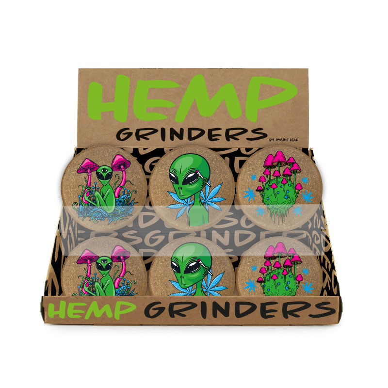 GRH01 Round Plastic Herb Grinder