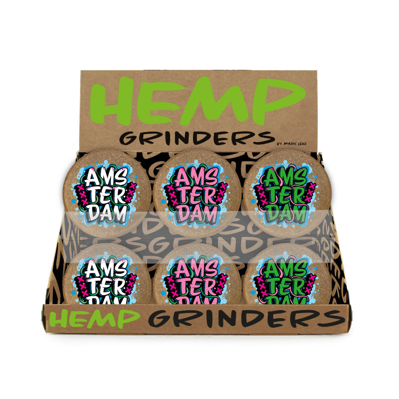 GRH02 Round Plastic Herb Grinder
