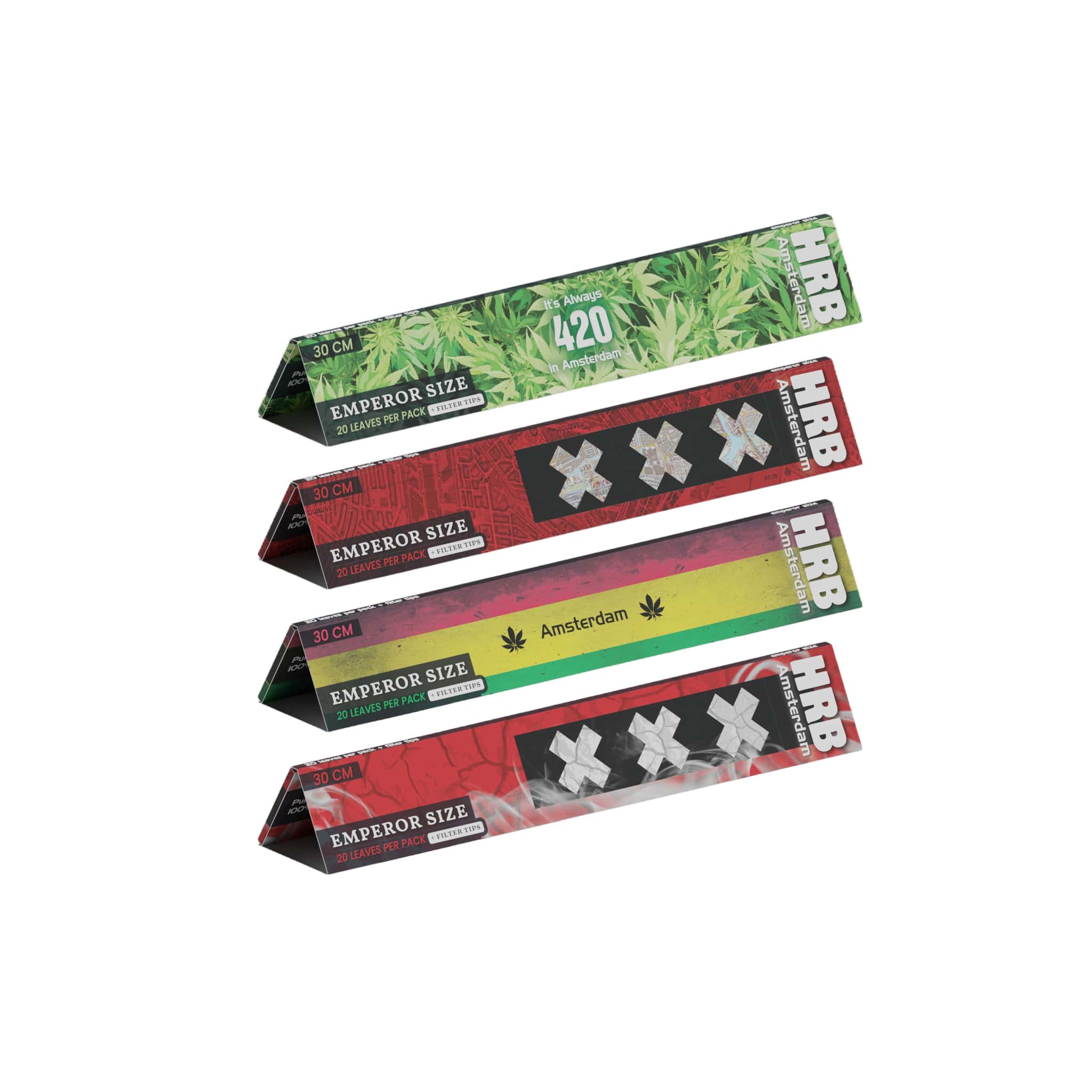 HRB Papers + Tips Emperor Size 20pcs - Amsterdam