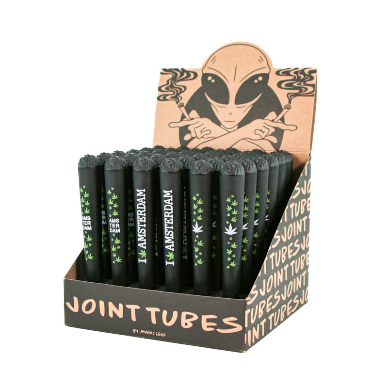 Joint Holders - Pack of 36 - Amsterdam Leaves - Black