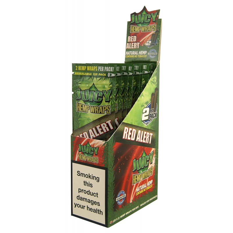 Juicy Jays Hemp Wraps - Strawberry - Red Alert