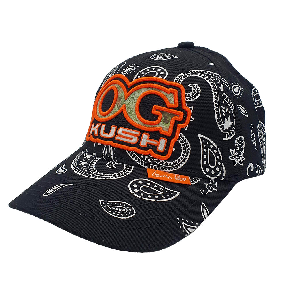 Lauren Rose Paisley 420 OG Kush Glow Snapback Hat