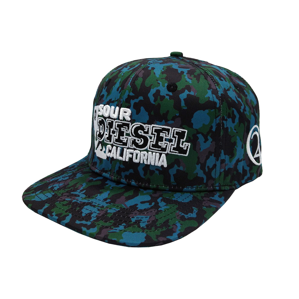 Lauren Rose - Sour Diesel 420 Camo Cap - Blue