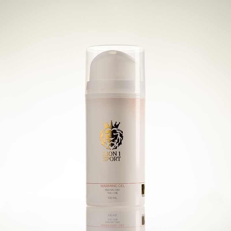 LION 1 SPORT 1500mg CBD 100ml - Warming Gel