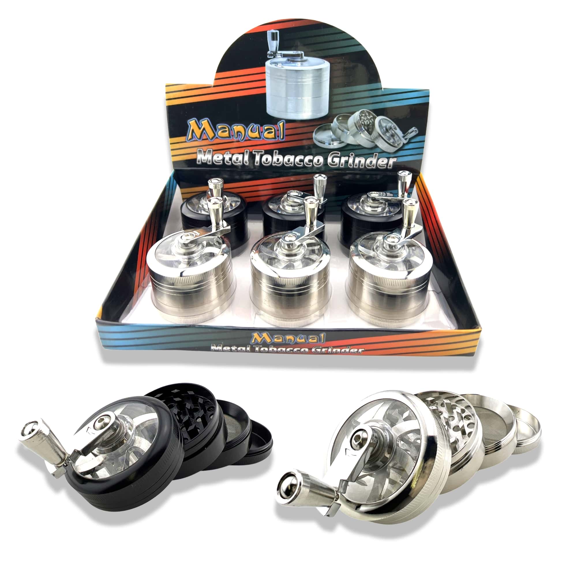 MG13 Round Metal Herb Grinder