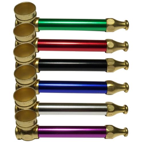 Metal Pipes 8.5cm Plain Colours - Display 24