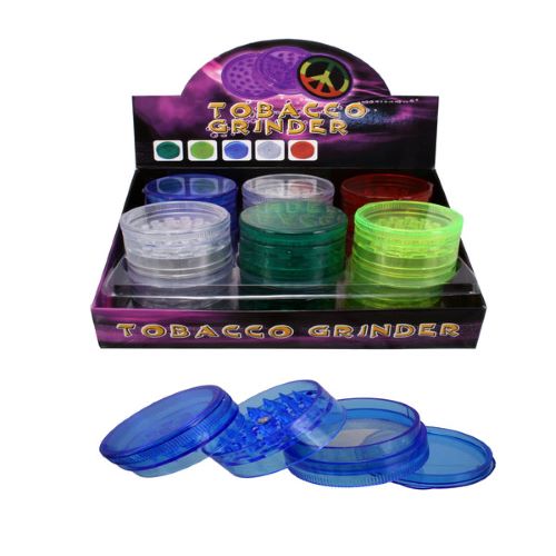 PG07 Round Plastic Herb Grinder