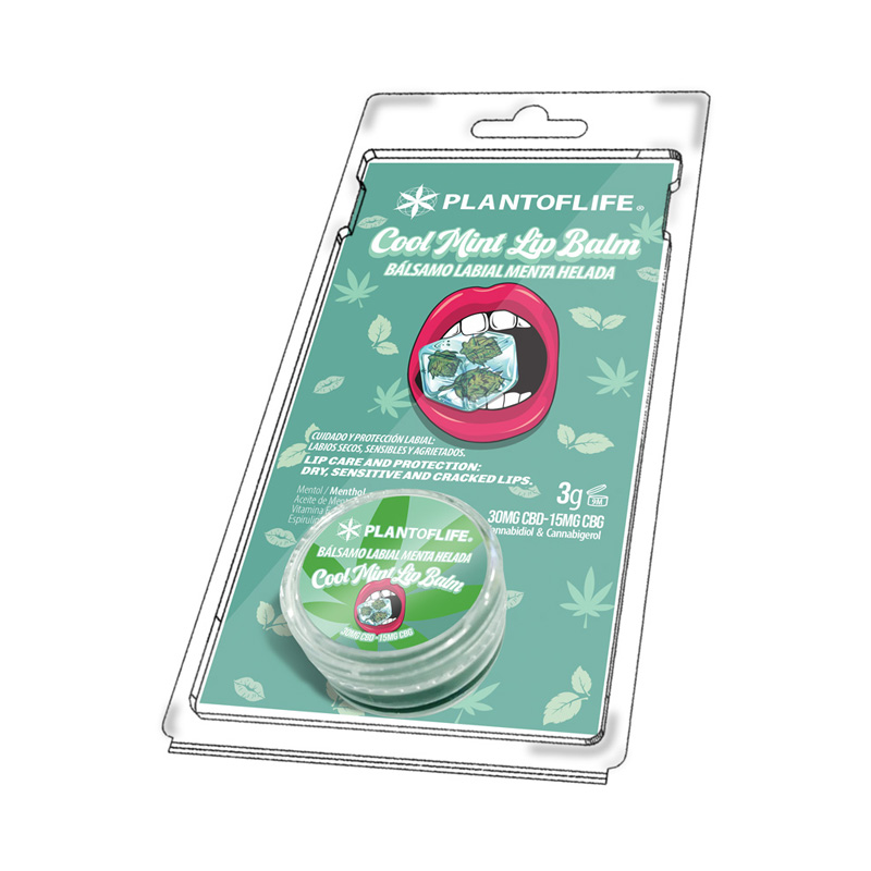 Plant of Life Ice Mint Lip Balm 1% CBD / 0.5% CBG