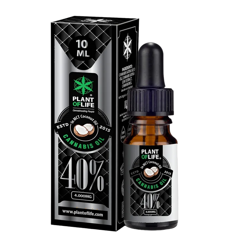 Plant of Life CBD Oil with MCT Coconut Oil - 40% - 10ml