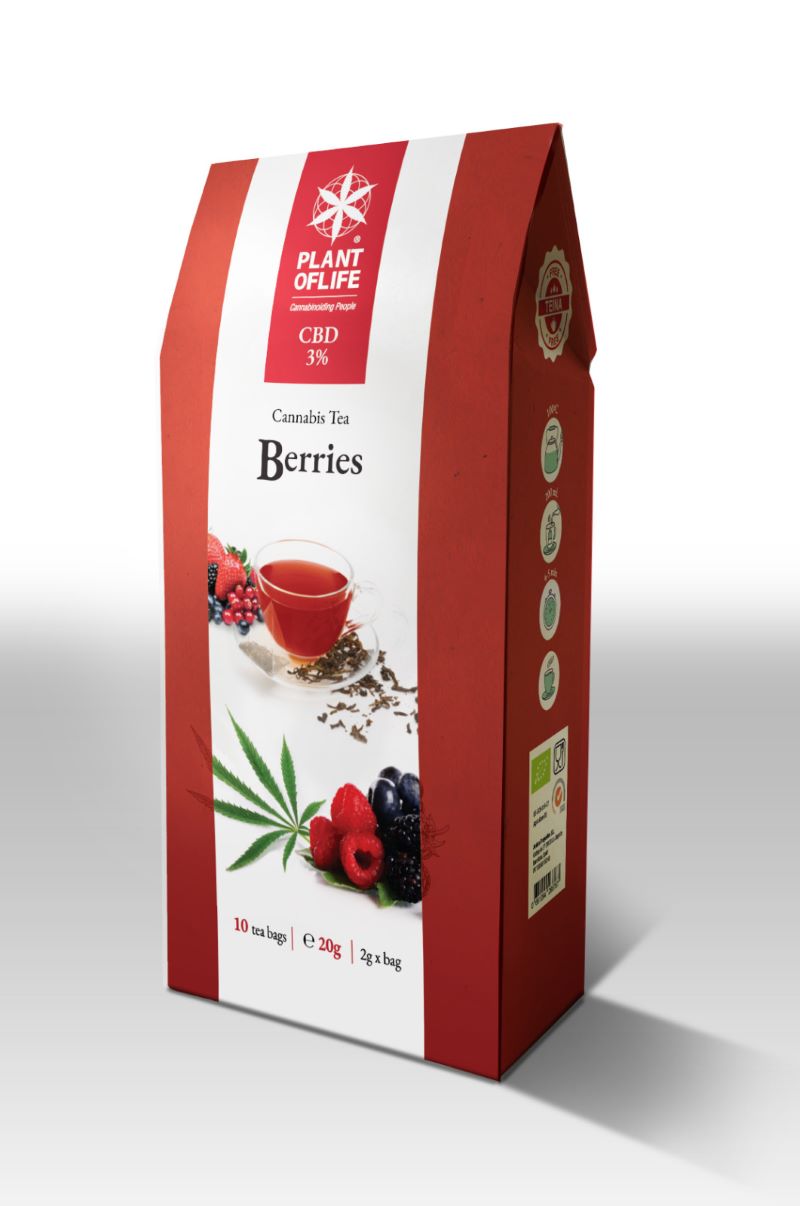PLANT OF LIFE INFUSION CBD TEA BERRIES