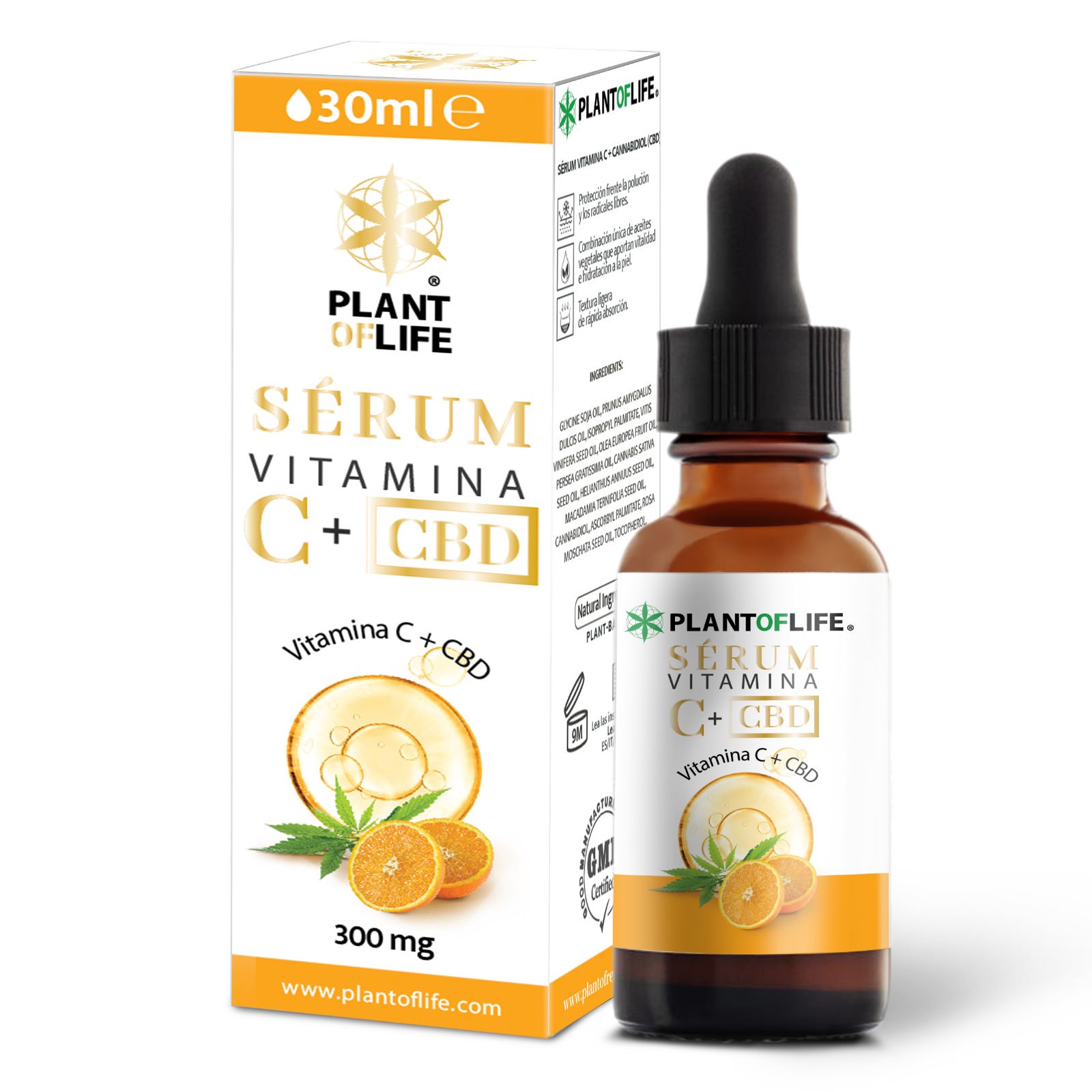 Plant of Life VITAMIN C SERUM + CBD 30ml