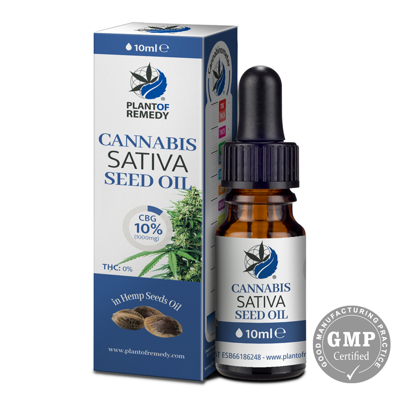 Plant of Remedy - Hemp Oil 10% CBG - 10ml