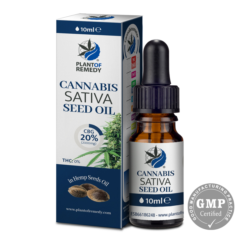 Plant of Remedy - Hemp Oil 20% CBG - 10ml