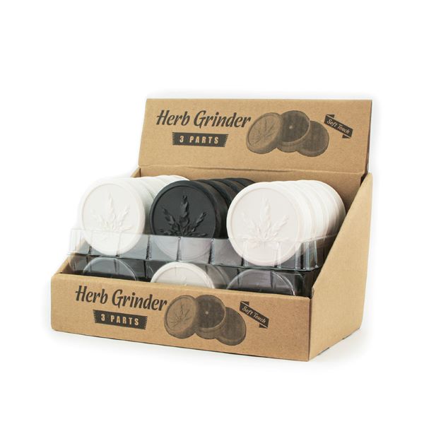 Round Herb Grinder - Essential Plastic Model