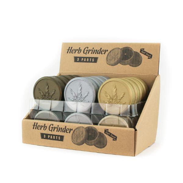 GRP71 Round Plastic Herb Grinder