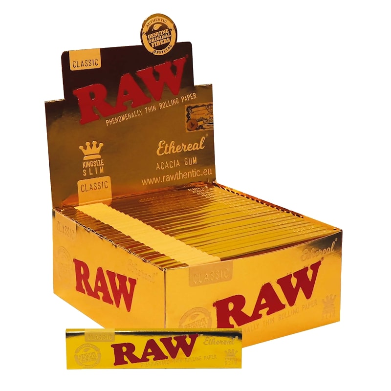 RAW Classic King Size Slim Rolling Papers & Tips
