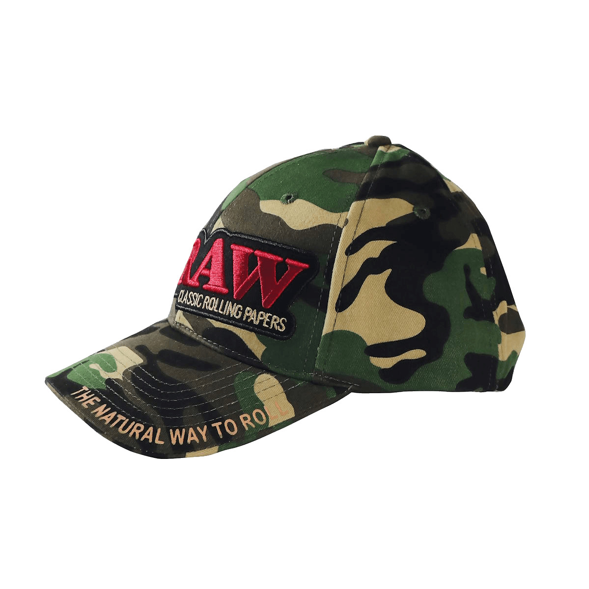 RAW Camo Hat with Poker