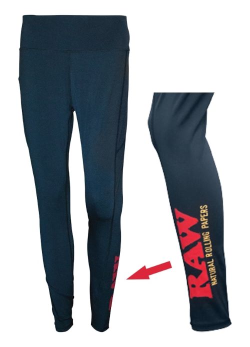 50% DISCOUNT - Rolling Papers X Raw High Waisted Leggings - L