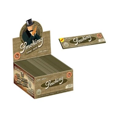 Smoking King Size Rolling Papers Organic x50pcs