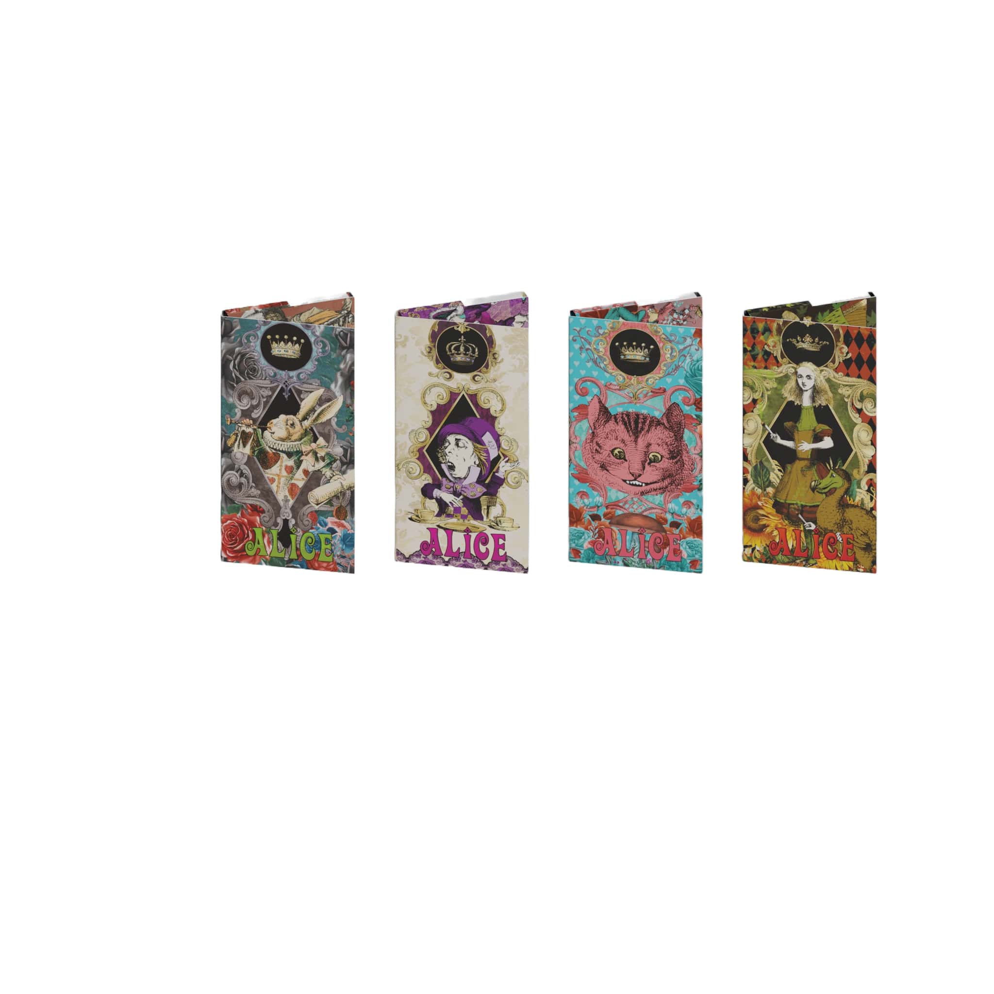 Snail Rolling Papers KS+tips magnetic closure "Alice" x20pcs