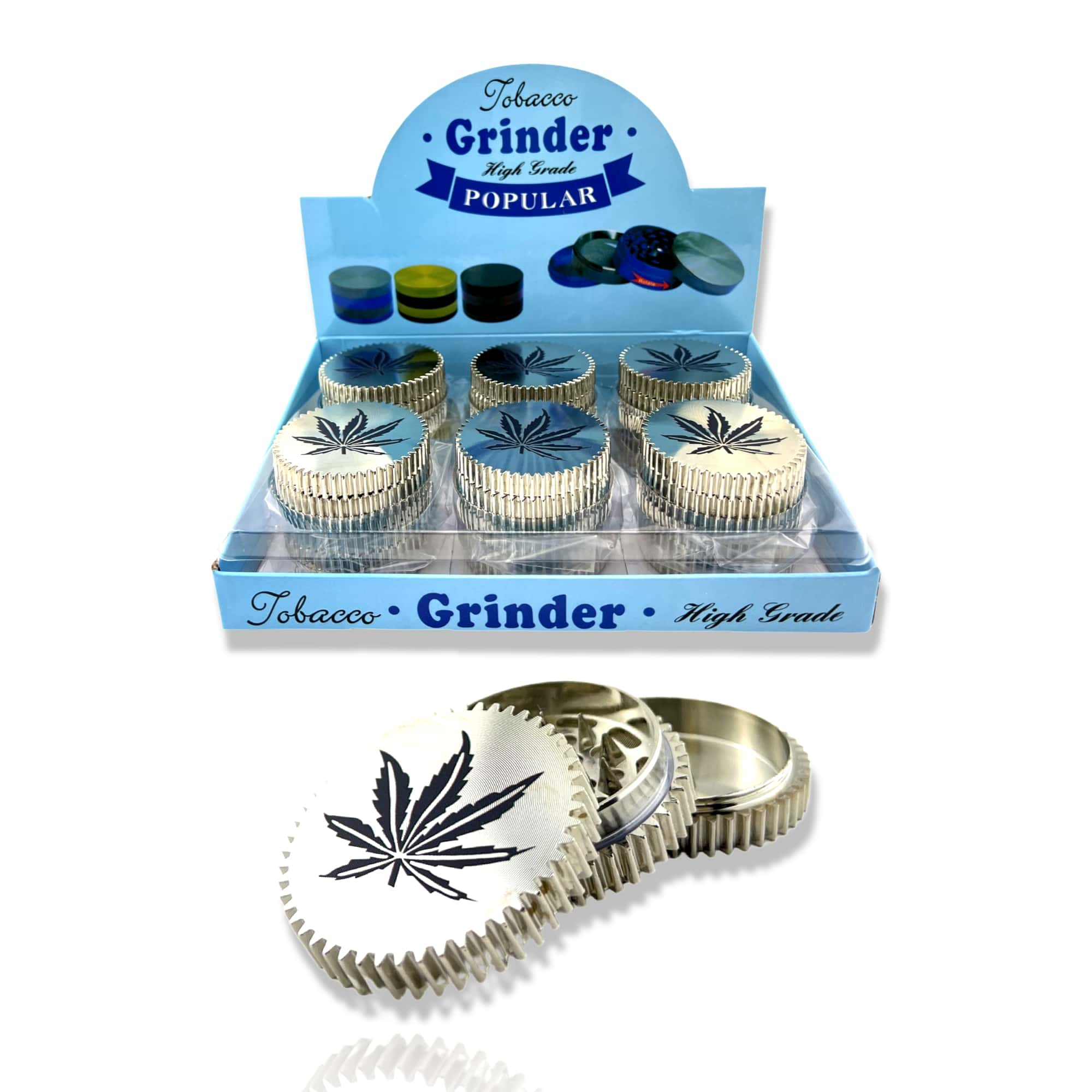 MG02 Round Metal Herb Grinder