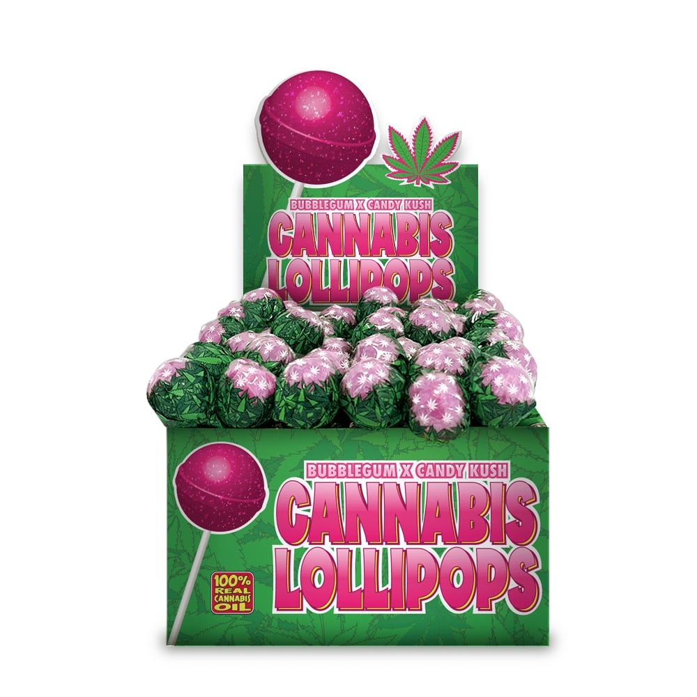 Cannabis Lollipops Bubblegum x Candy Kush