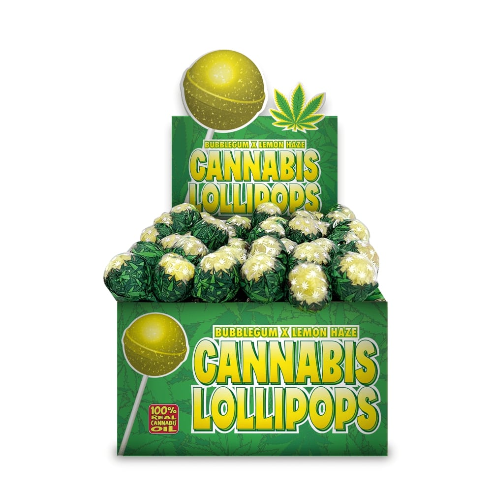 Cannabis Lollipops Bubblegum x Lemon Haze