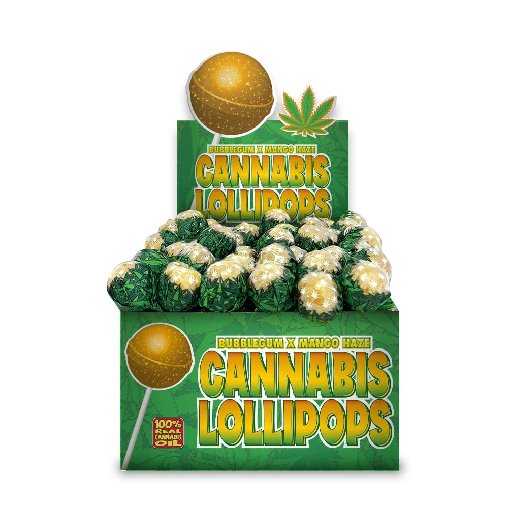 Cannabis Lollipops Bubblegum x Mango Haze