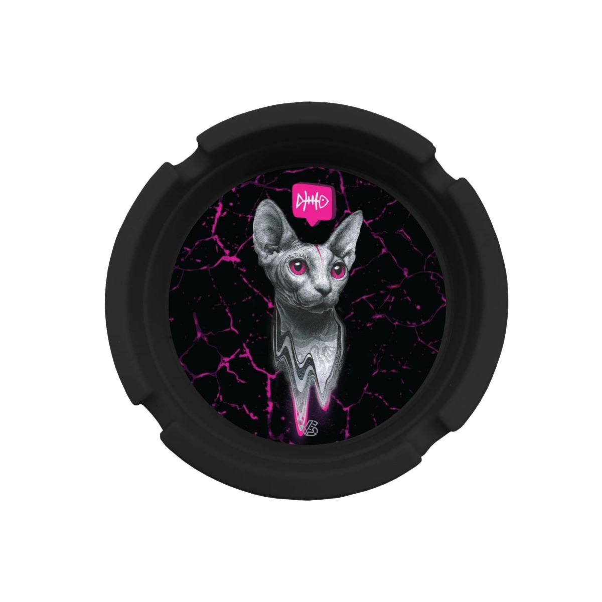 V-Syndicate Silicone Ashtray - The Stray (8cm)