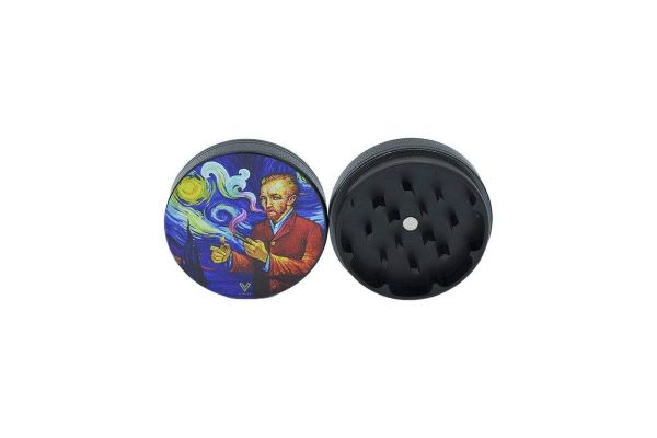 30% DISCOUNT - V Syndicate SharpShred 2parts Grinder - Smoky Night