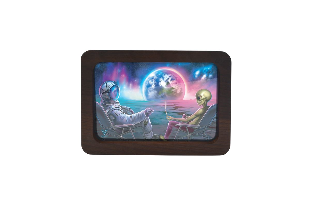 V Syndicate 3D High Def Wood Tray - Small - Blunt Orbit