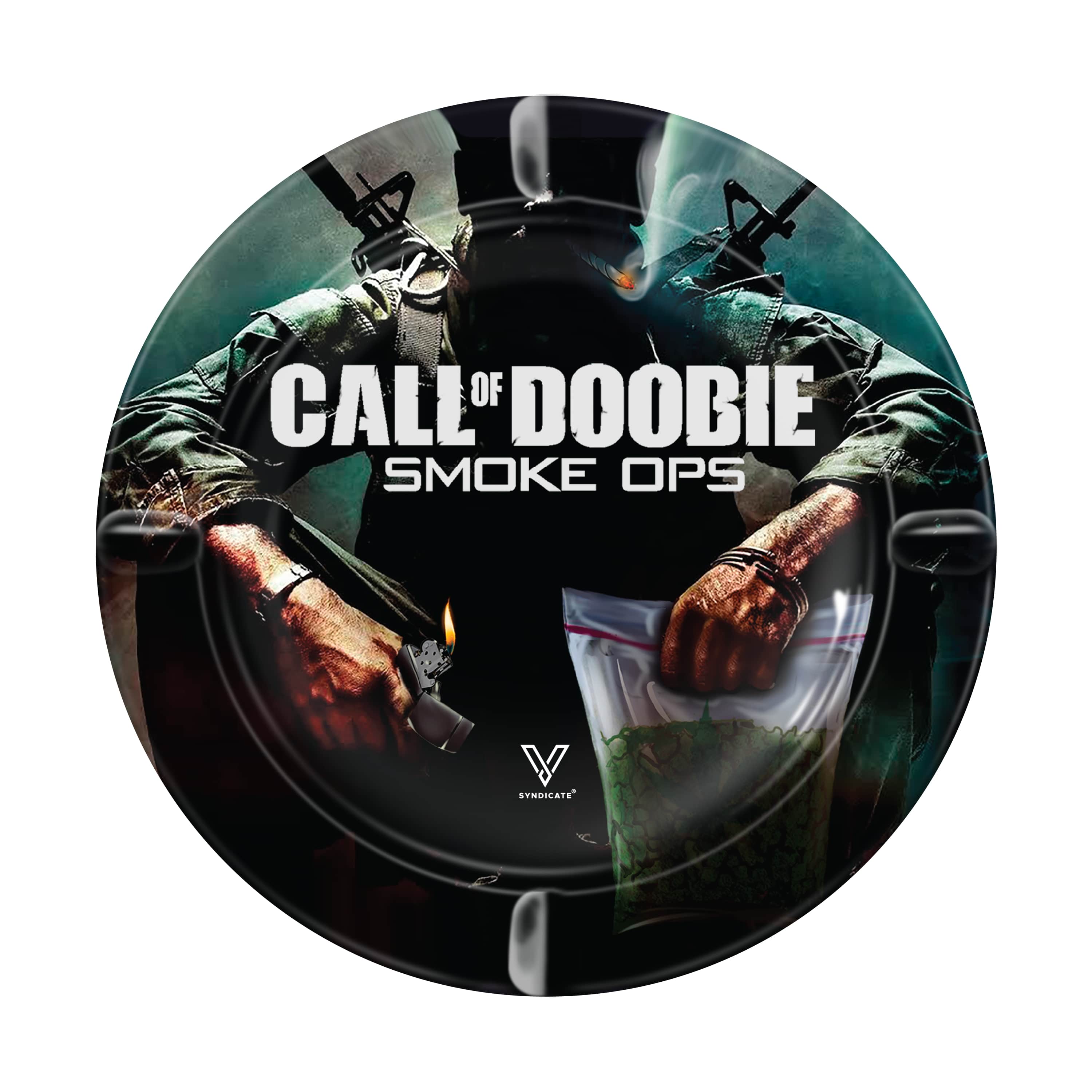 V-Syndicate Metal Ashtray - Call of Doobie