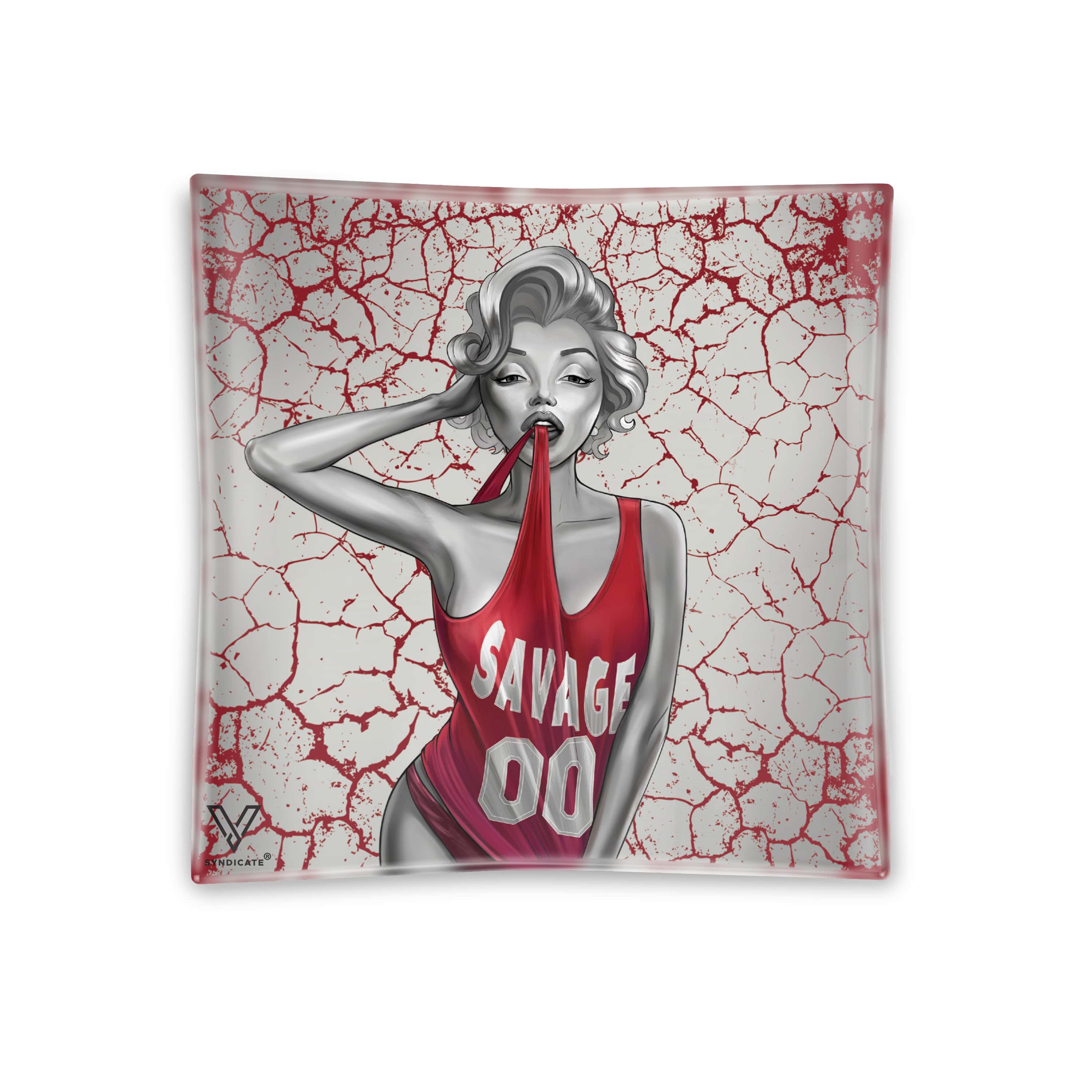 V Syndicate Glass Ashtray - Dank Diva
