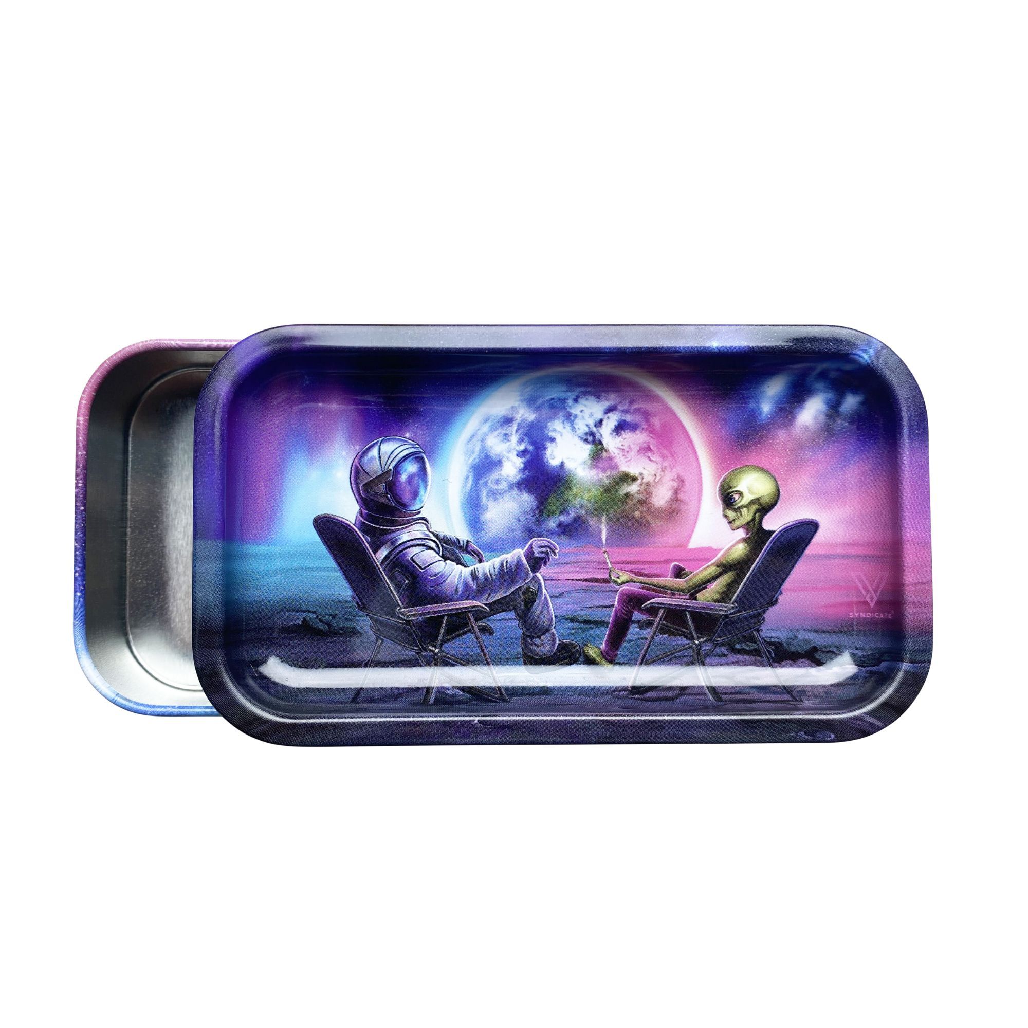 Syndicase 2.0 Tin Box with Lid - Blunt Orbit