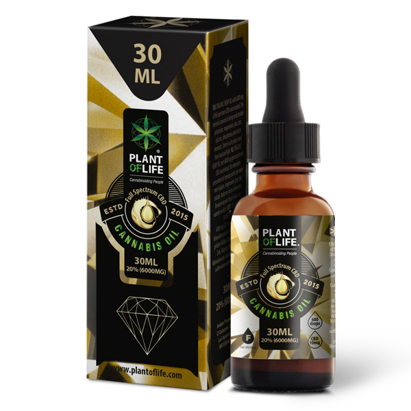 Plant of Life CBD Oil 20% - 30ml (6000mg)