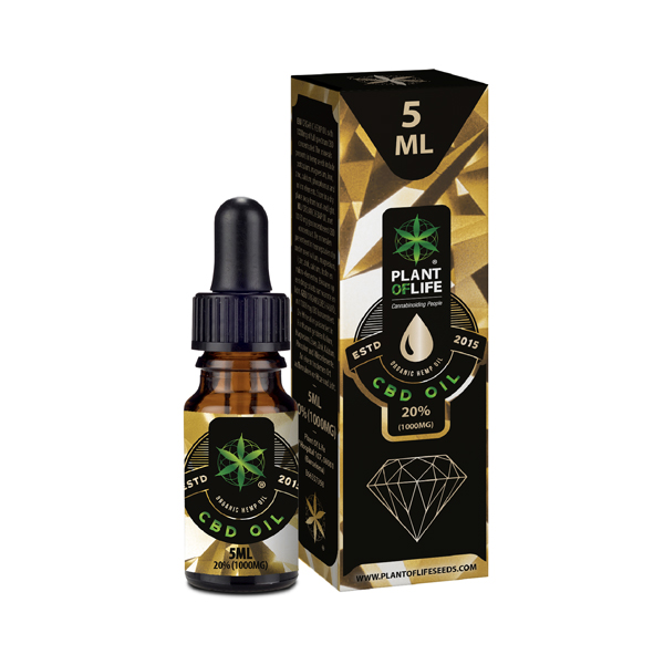 CBD OIL PLANT OF LIFE 20% - 5ml - 1000mg