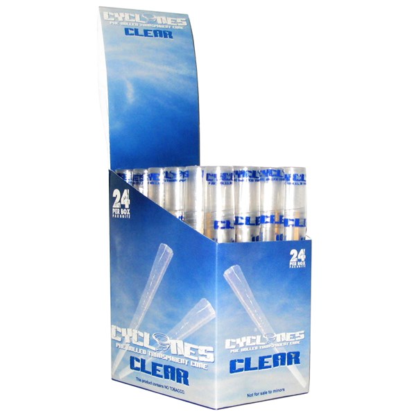 Cyclones Clear Cones x 24