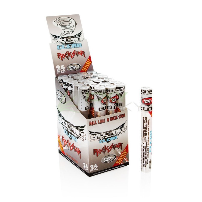 Cyclones Clear Cones x 24 - Rockstar